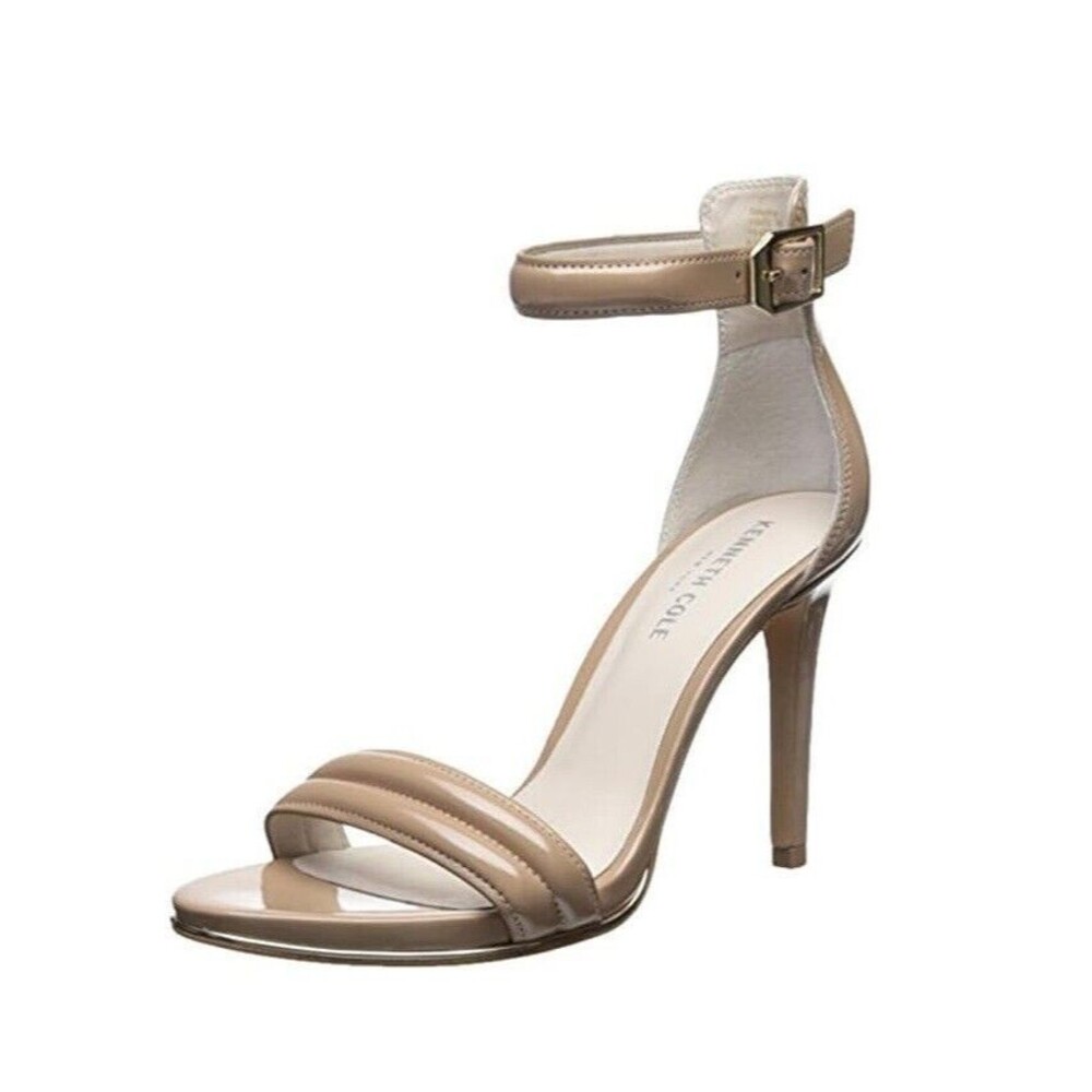 Kenneth Cole Womens 5.5 M Buff Nude Patent Stiletto High Heels NIB WB5